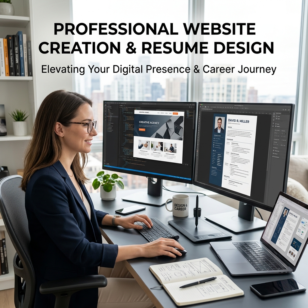 Professional Website Creation poster